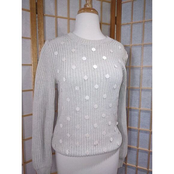 Gap Sm Monochromatic Sequined Sweater - Picture 7 of 14